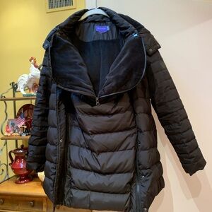 Seraphine Maternity Black Puffer jacket